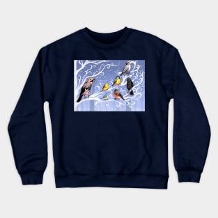 Winter Birds Crewneck Sweatshirt